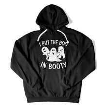Load image into Gallery viewer, I Put The Boo in Booty - T Shirt - I_PUT_THE_BOO_IN_BOOTY_-_hoodies_-_black