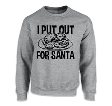 Load image into Gallery viewer, I Put Out For Santa - T Shirt - I_Put_Out_For_Santa_crewneck_heather