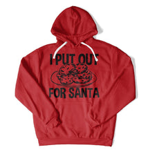 Load image into Gallery viewer, I Put Out For Santa - T Shirt - I_Put_Out_For_Santa_hoodie_red