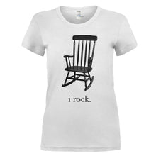 Load image into Gallery viewer, I Rock - T Shirt - I_ROCK_-_Ladies_-_white