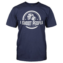 Load image into Gallery viewer, I Shoot People - T Shirt - I_SHOOT_PEOPLE_-_Men_-_navyblue