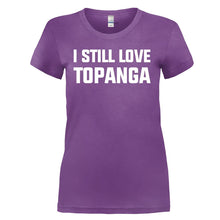 Load image into Gallery viewer, I Still Love Topanga - T Shirt - I_STILL_LOVE_TOPANGA_-_ladies_-_purple
