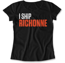 Load image into Gallery viewer, I Ship Richonne - T Shirt - I_Ship_Richonne_women_black
