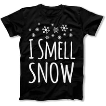 Load image into Gallery viewer, I Smell Snow - T Shirt - I_Smell_Snow_men_black