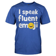 Load image into Gallery viewer, I Speak Fluent Emoji - T Shirt - I_Speak_Fluent_Emoji_men_royal