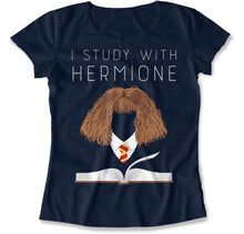 Load image into Gallery viewer, I Study With Hermione - T Shirt - I_Study_With_Hermione_women_navy