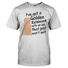 Load image into Gallery viewer, I've Got a Golden Retriever - T Shirt - I_VE_GOT_A_GOLDEN_RETRIEVER_-_Men_-_white