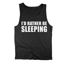 Load image into Gallery viewer, I'd Rather Be Sleeping Tank Top - I_d_Rather_Be_Sleeping_Tank_Top_black