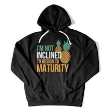 Load image into Gallery viewer, I'm Not Inclined To Resign To Maturity - T Shirt - I_m_Not_Inclined_To_Resign_To_Maturity_hoodie_black