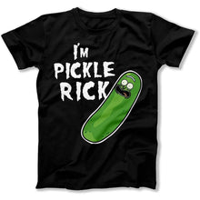 Load image into Gallery viewer, I'm Pickle Rick - T Shirt - I_m_Pickle_Rick_men_black