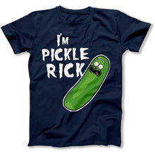 Load image into Gallery viewer, I'm Pickle Rick - T Shirt - I_m_Pickle_Rick_men_navy