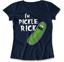 Load image into Gallery viewer, I'm Pickle Rick - T Shirt - I_m_Pickle_Rick_women_navy