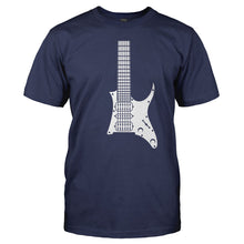 Load image into Gallery viewer, I-Guitar - T Shirt - Ibanez_Guitar_-_men_-_navy