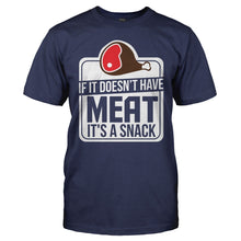 Load image into Gallery viewer, If It Doesn't Have Meat, It's a Snack - T Shirt - If_It_Doesn_t_Have_Meat_It_s_a_Snack_men_navy