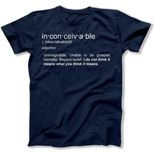 Load image into Gallery viewer, Inconceivable - T Shirt - Inconceivable_men_navy