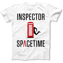Load image into Gallery viewer, Inspector Spacetime - T Shirt - Inspector_Spacetime_men_white