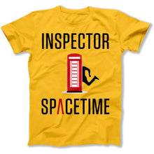 Load image into Gallery viewer, Inspector Spacetime - T Shirt - Inspector_Spacetime_men_yellow