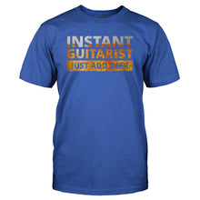 Load image into Gallery viewer, Instant Guitarist. Just Add Beer. - T Shirt - Instant-Guitarist.-Just-Add-Beer-mens-Royal-Blue