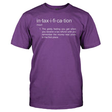 Load image into Gallery viewer, Intaxification - T Shirt - Intaxification_purple