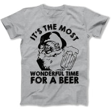 Load image into Gallery viewer, It's The Most Wonderful Time For A Beer - T Shirt - It_s_The_Most_Wonderful_Time_For_A_Beer_men_heather