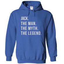 Load image into Gallery viewer, Jack. The Man. The Myth. The Legend - T Shirt - JACK_THE_MAN_THE_MYTH_THE_LEGEND_-_hoodies_-_royal