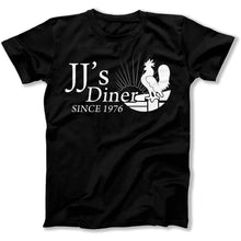 Load image into Gallery viewer, JJ's Diner Since 1976 - T Shirt - JJ_s_Diner_Since_1976_men_blck