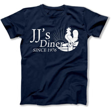 Load image into Gallery viewer, JJ's Diner Since 1976 - T Shirt - JJ_s_Diner_Since_1976_men_navy