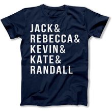 Load image into Gallery viewer, Jack &amp; Rebecca &amp; Kevin &amp; Kate &amp; Randall - T Shirt - Jack_men_navy