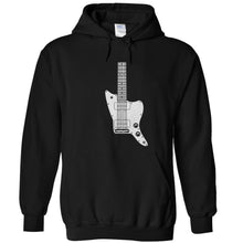 Load image into Gallery viewer, JM-Guitar - T Shirt - Jazzmaster_Guitar_-_hoodie_-_black