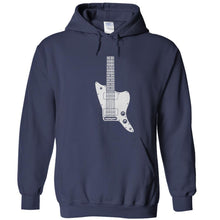 Load image into Gallery viewer, JM-Guitar - T Shirt - Jazzmaster_Guitar_-_hoodie_-_navy