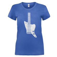 Load image into Gallery viewer, JM-Guitar - T Shirt - Jazzmaster_Guitar_-_ladies_-_royal
