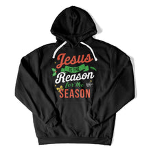 Load image into Gallery viewer, Jesus Is The Reason For The Season - T Shirt - Jesus_Is_The_Reason_For_The_Season_hoodie_black