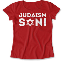Load image into Gallery viewer, Judaism Son - T Shirt - Judaism_Son_women_red