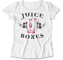 Load image into Gallery viewer, Juice Boxes - T Shirt - Juice_Boxes_women_white