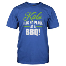 Load image into Gallery viewer, Kale Has No Place At A BBQ! - T Shirt - Kale-Has-No-Place-At-A-BBQ_---tshirt---Royal-Blue