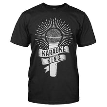Load image into Gallery viewer, Karaoke King - T Shirt - Karaoke_King_men_black