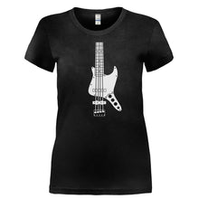 Load image into Gallery viewer, J Bass Guitar - T Shirt - Ladies_-_Black_253243f0-8b31-408d-bde0-4b14faf8b569