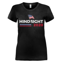 Load image into Gallery viewer, Hindsight 2020 - T Shirt - Ladies_-_Black_43b04be9-77cf-4a5e-a74d-05c224d20694