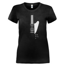 Load image into Gallery viewer, FB-Guitar - T Shirt - Ladies_-_Black_7743b772-fd0d-44fa-8156-9fdef6f07bd5