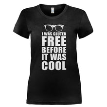 Load image into Gallery viewer, I Was Gluten Free Before It Was Cool - T Shirt - Ladies_-_Black_8c3dc0ff-1d39-4737-9470-3f3e1fcc409b