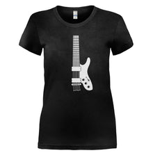 Load image into Gallery viewer, H-Guitar - T Shirt - Ladies_-_Black_974d2b62-4530-407e-9126-62e527f785c1