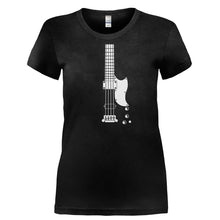 Load image into Gallery viewer, G-Bass Guitar - T Shirt - Ladies_-_Black_a274662e-928b-45a2-8d5a-409a19cc1ddb
