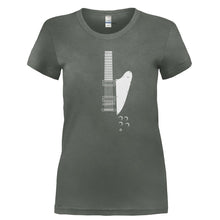 Load image into Gallery viewer, FB-Guitar - T Shirt - Ladies_-_Charcoal_54434097-1996-4ee9-ab75-e2d7b038ba96