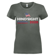 Load image into Gallery viewer, Hindsight 2020 - T Shirt - Ladies_-_Charcoal_a1bad278-78c0-450a-8b80-ebc9ae994ac8