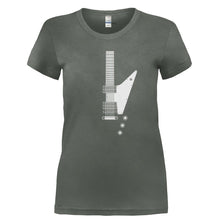 Load image into Gallery viewer, EX-Guitar - T Shirt - Ladies_-_Charcoal_c8e96613-b173-441e-9012-33e24dbcb55f