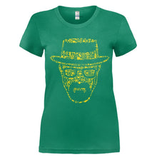 Load image into Gallery viewer, Heisenberg - T Shirt - Ladies_-_Kelly_Green_930b1c6b-68bf-40ba-92bf-e01a6f53c9ba