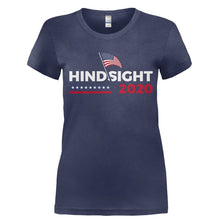 Load image into Gallery viewer, Hindsight 2020 - T Shirt - Ladies_-_Navy_aed2cfac-b82a-43c0-a497-f45053663d55