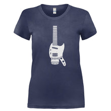 Load image into Gallery viewer, FM-Guitar - T Shirt - Ladies_-_Navy_b904568c-fe5b-4f08-bbdd-597b5debdd34