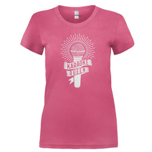 Load image into Gallery viewer, Karaoke Queen - T Shirt - Ladies_-_Pink_41bc4a7d-6371-4716-bd4d-5536d18ce518