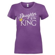Load image into Gallery viewer, Daughter of the King - T Shirt - Ladies_-_Purple_285cba29-6008-463a-b559-cf4c292e135b